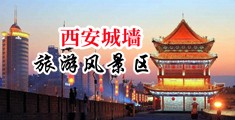 美女干大吊中国陕西-西安城墙旅游风景区